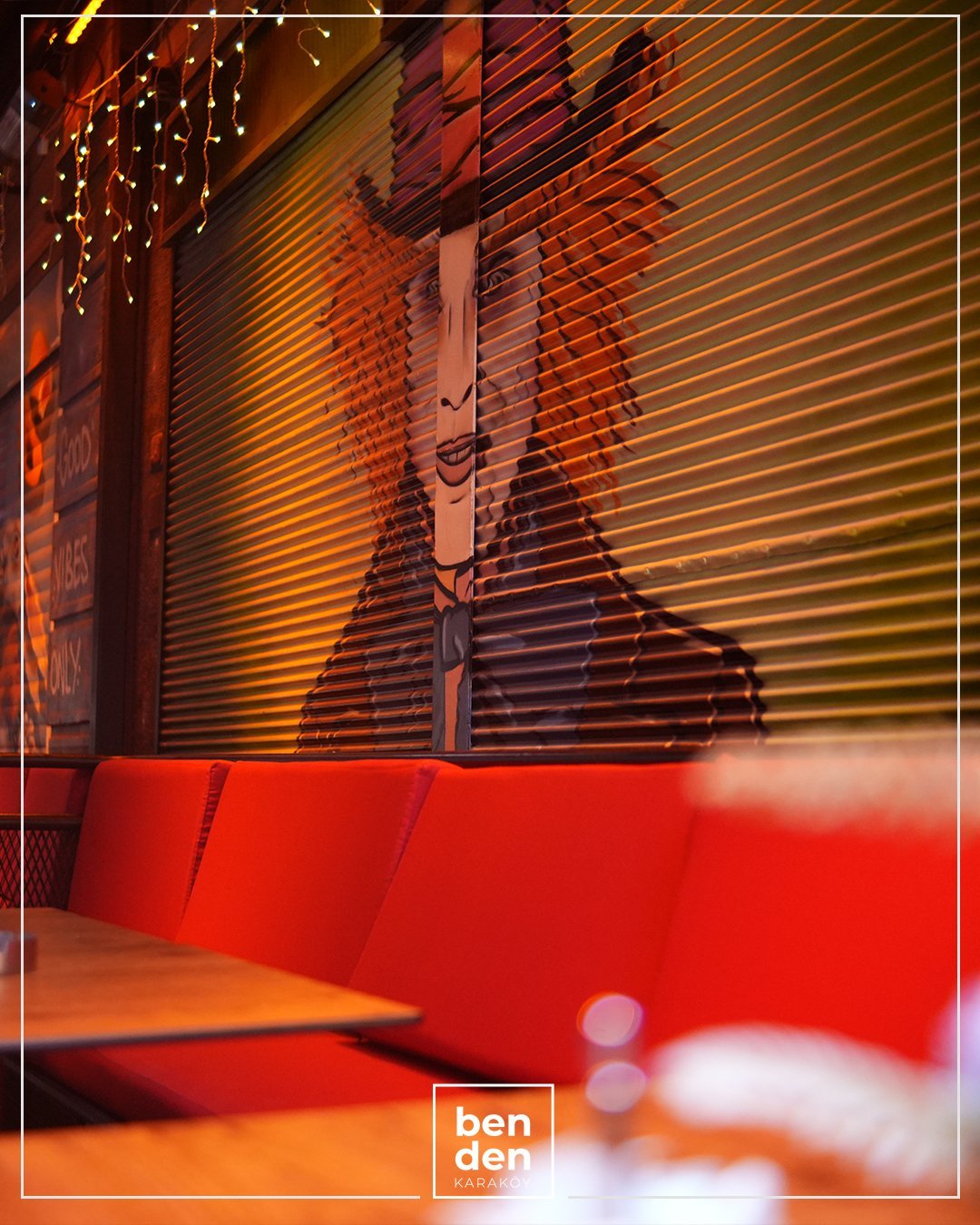 Colourful table detail at Benden Karakoy