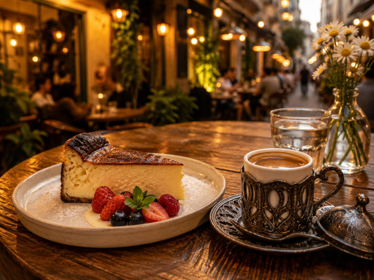 Dessert and Turkish coffee at Benden Karakoy