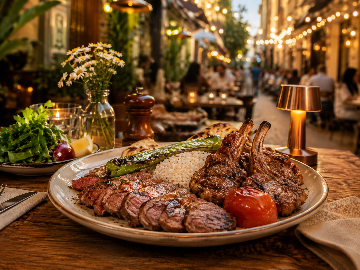 Mixed grill plate at Benden Karakoy
