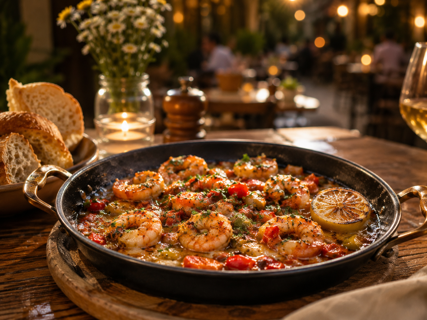 Shared starters and lunch at Benden Karakoy