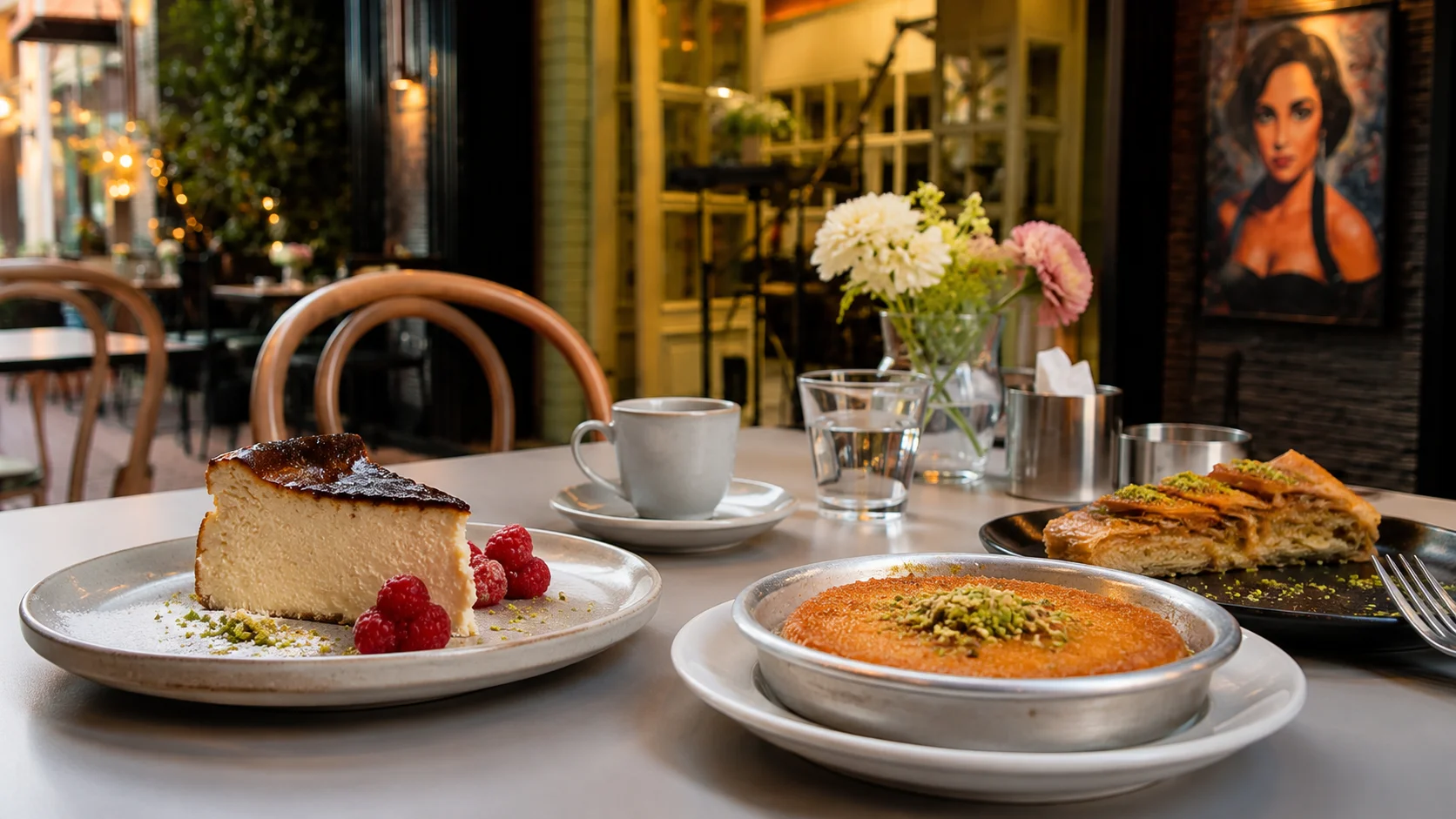 Dessert table at Benden Karakoy
